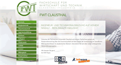 Desktop Screenshot of fwt-clz.de