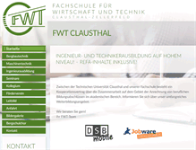 Tablet Screenshot of fwt-clz.de